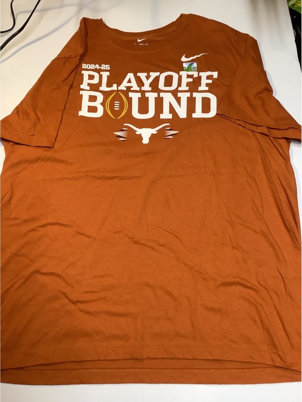 Nike The Nike Tee 2024-25 Playoff Bound Texas Longhorns T-Shirt XXL